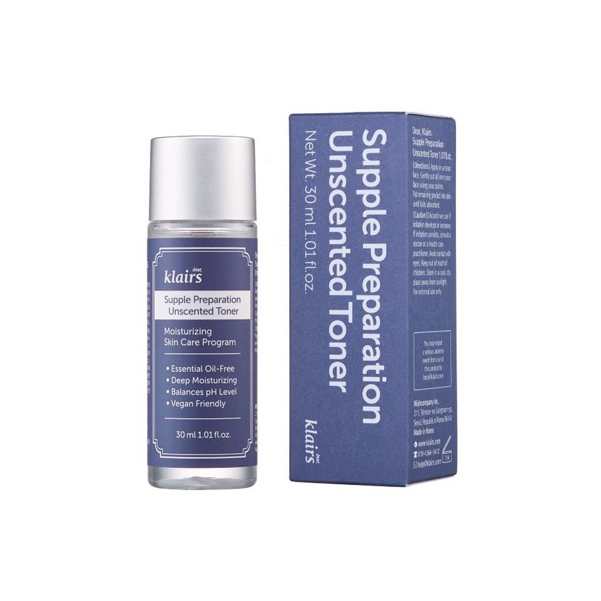 Nước Hoa Hồng Dear, Klairs Supple Presparation Facial /Unscented Toner