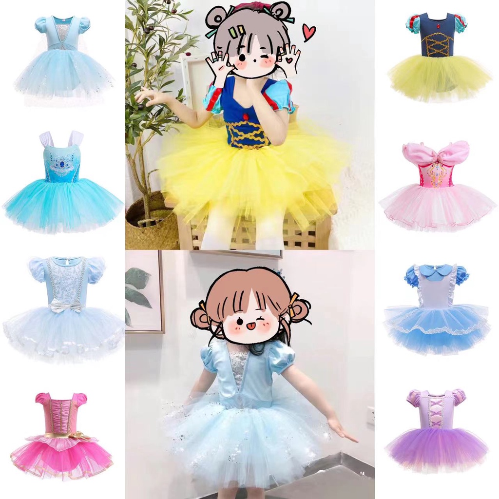 Đầm Múa Ballet Bằng Cotton Nguyên Chất Phong Cách Công Chúa Sophia Thời Trang Mới 2023 Cho Bé Gái