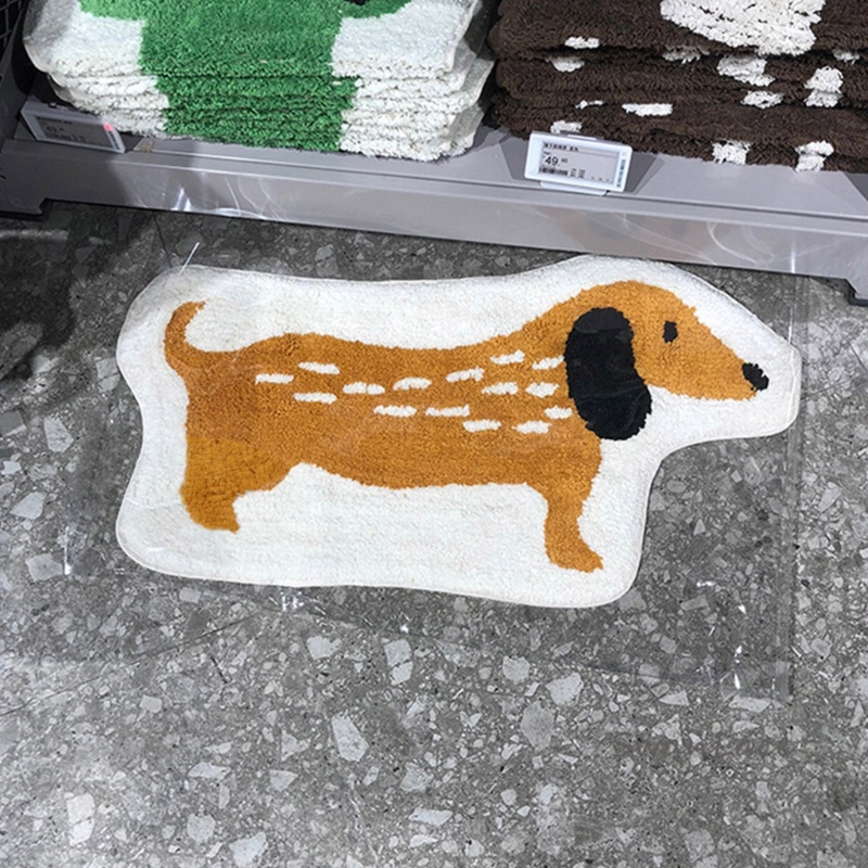 Thảm Lót Sàn Nhà Tắm Mềm Mại Thấm Hút Nước Chống Trượt Hình Động Vật Hoạt Hình Siêu Dễ