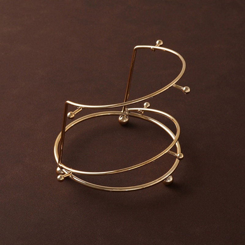 Flgo Giá Đỡ Cài Tóc / Băng Đô Cài Tóc / Trang Sức Hình Vương Miện 2 Lớp 3 Lớp Trưng Bày Phong Cách Trung