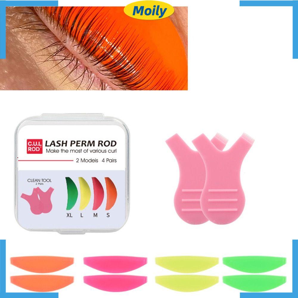 MOILYVN Bộ 5 Cặp Đệm Uốn Cong Lông Mi 3D Tiện Dụng