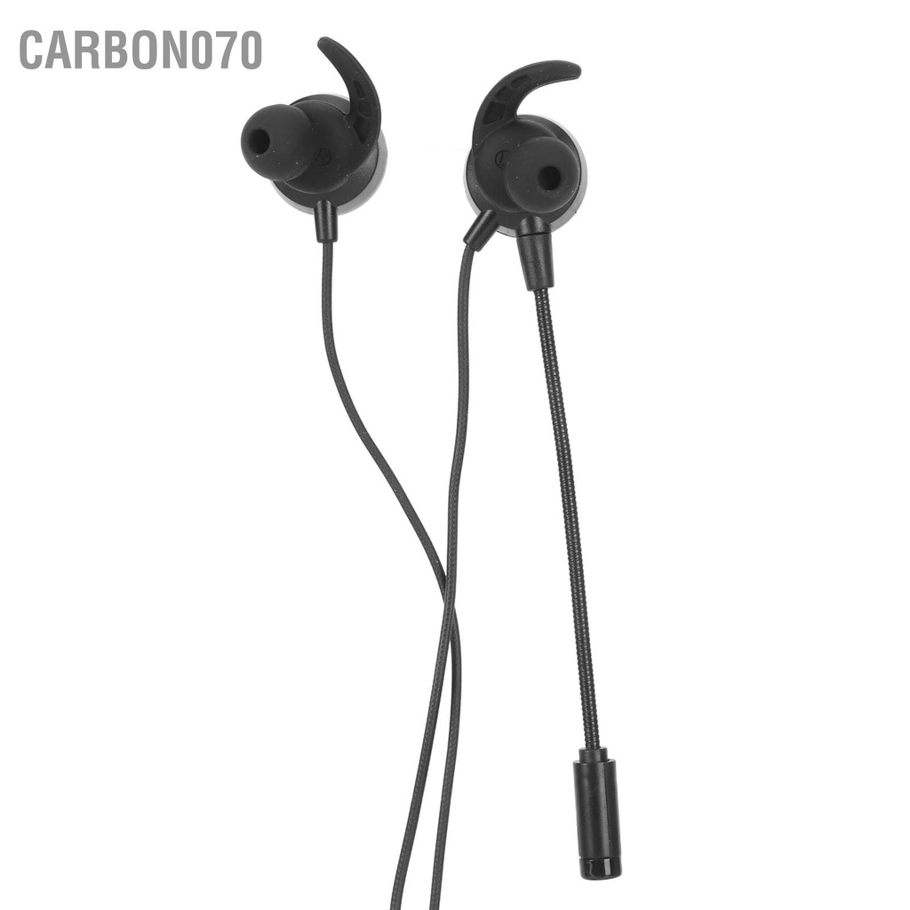 Carbon070 Tai nghe chơi game 3 5 mm có dây loại bỏ tiếng ồn âm thanh nổi Mic thể điều chỉnh cho máy tính xách tay  điện thoại di động PC