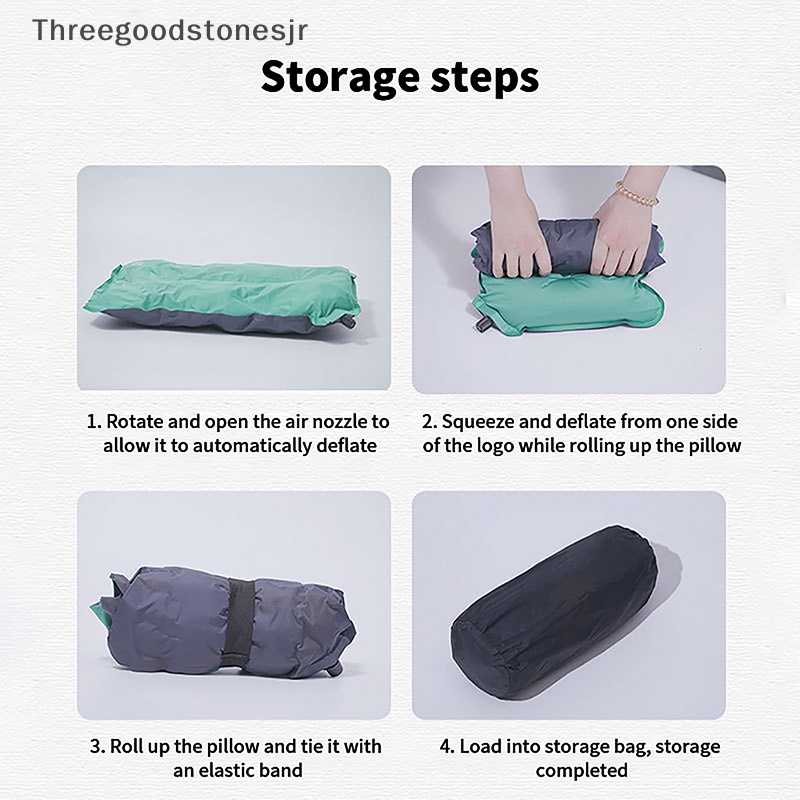 Gối Bơm Hơi Siêu Nhẹ Có Thể Gấp Gọn Tiện Dụng Mang Theo Du Lịch / Cắm Trại