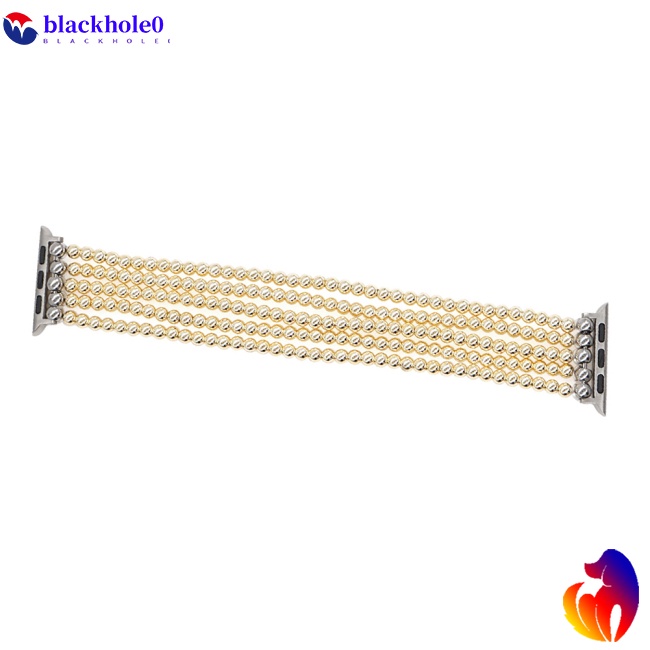 Dây Đeo Chuỗi Hạt Handmade Thoải Mái Thời Trang Cho Đồng Hồ Thông Minh Iwatch