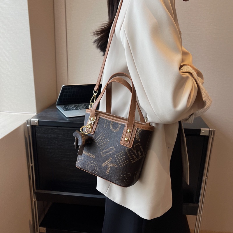 Túi Đeo Chéo Nhỏ In Chữ Đơn Giản Thời Trang Hàn Quốc Cho Nữ