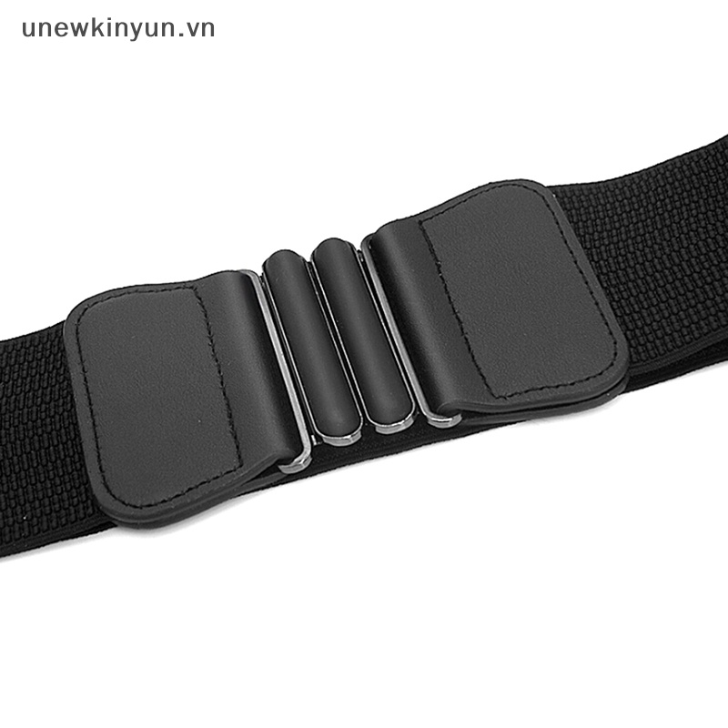 Thắt Lưng Co Giãn Bản Rộng Phối Khóa Thời Trang Cho Nữ