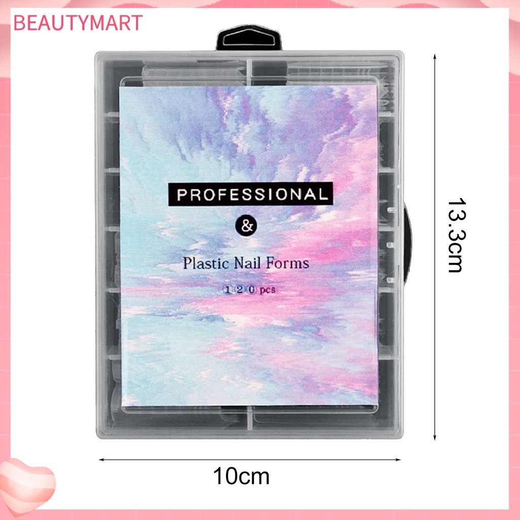 Set 120 Khuôn Nối Dài Móng Tay Trong Suốt Nhanh Chóng