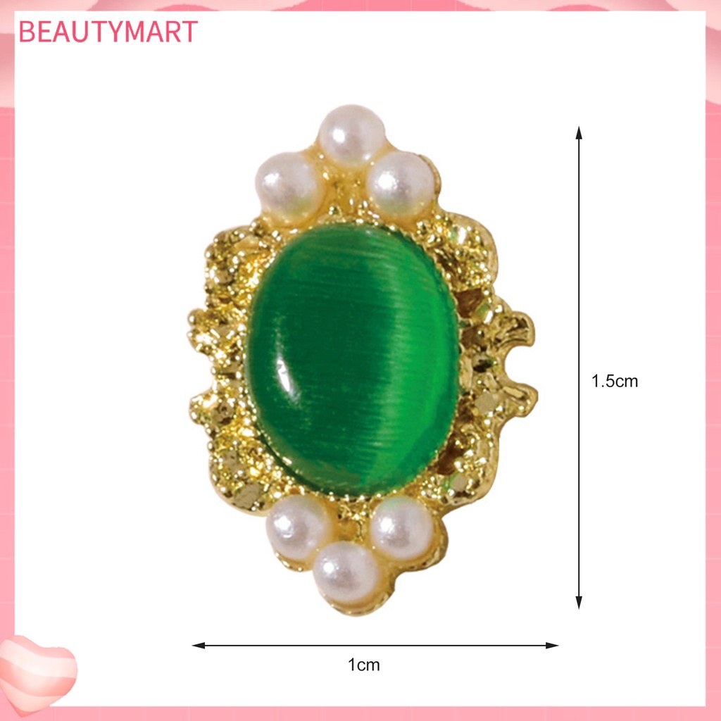 Set 5 Phụ Kiện Đá Mắt Mèo Trang Trí Móng Tay DIY