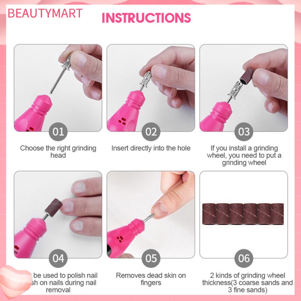 Máy Mài Móng Tay Gọn Nhẹ Đa Năng Dễ Sử Dụng