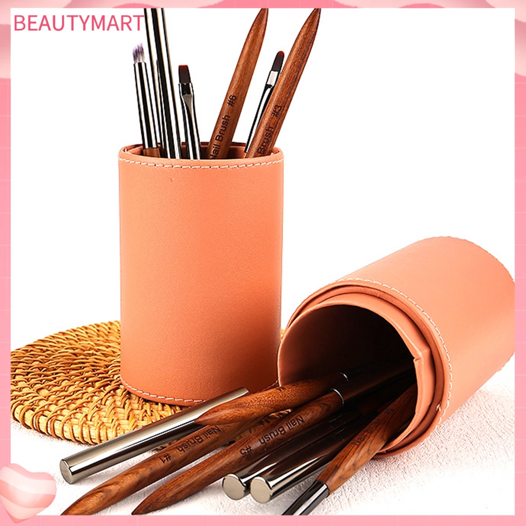 Cọ Vẽ Móng Nghệ Thuật Lông Mềm Không Đánh Dấu DIY Có Nắp Đậy