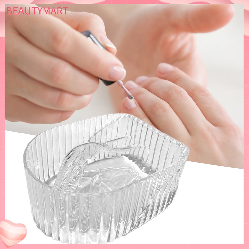 Tô Ngâm Móng Tay Bằng Acrylic Trong Suốt Tái Sử Dụng Được Tiện Lợi