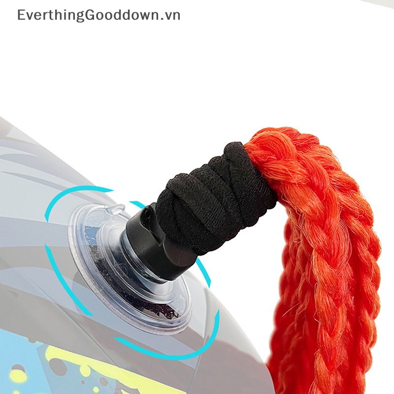 Everthinggooddown Mũ Bảo Hiểm Bện Tóc Đuôi Ngựa Màu Gradient Có Giác Hút vn