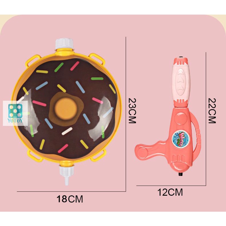 Đồ chơi balo súng phun nước dung tích 1L phong cách thời trang, đồ chơi phụ kiện cho trẻ vận động ngoài trời