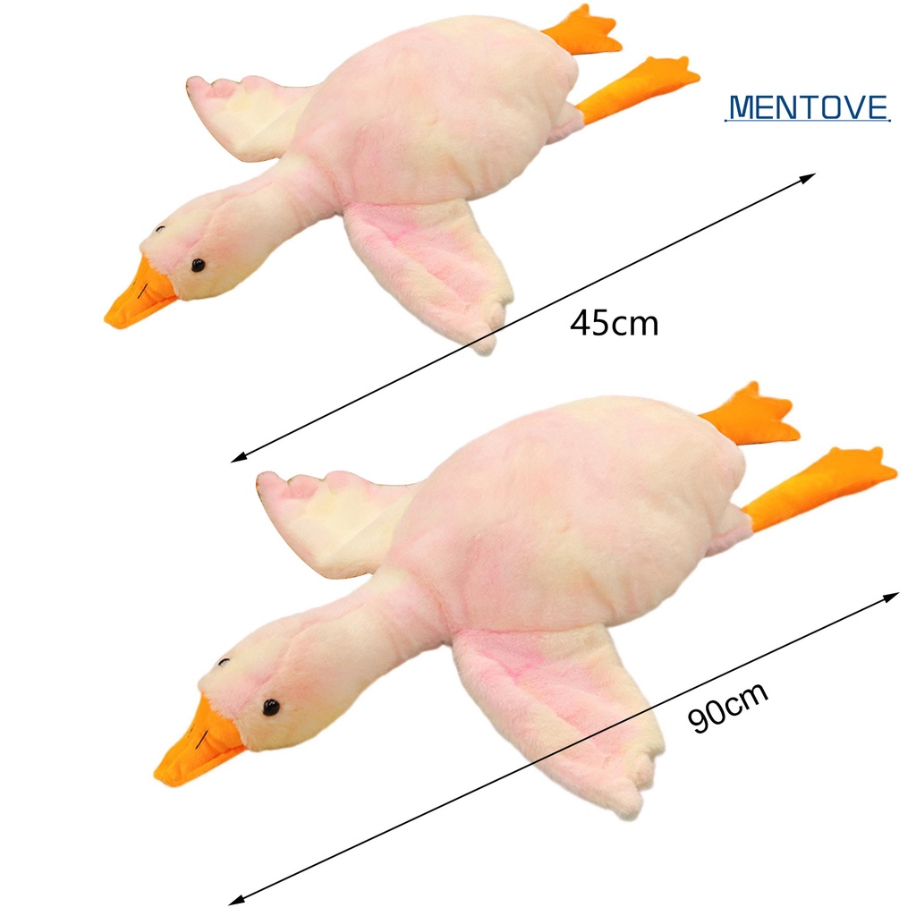 Đồ chơi nhồi bông Hình Ngỗng Hoạt Hình 50 / 90cm Trang Trí Giường Ngủ