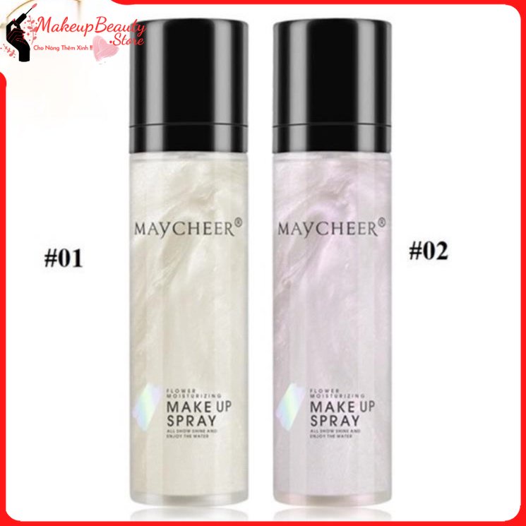 Xịt khoá nền căng bóng Maycheer kiểm soát dầu cố định lớp makeup MS 803 [ MakeupBeauty.Store Cho Nàng Thêm Xinh ]