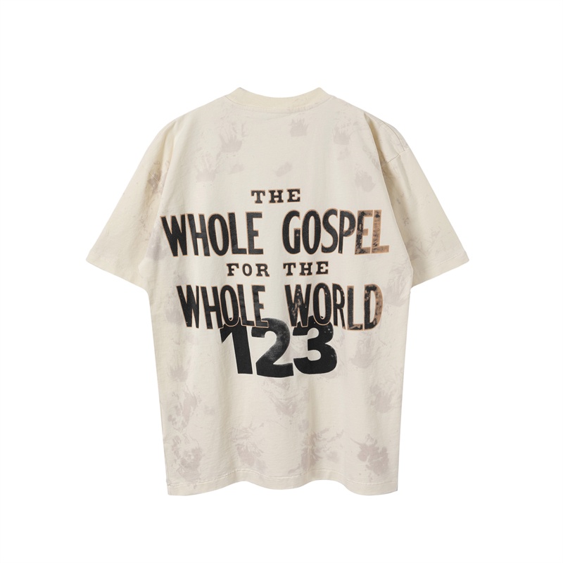 Áo Thun Thể Thao Tay Ngắn Cổ Tròn Dáng Rộng In Hình Cá Tính 123 F &amp; O &amp; G