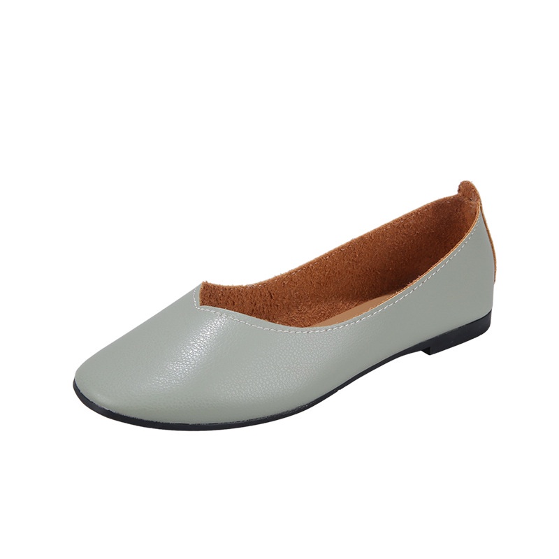 Giày Búp Bê Mũi Vuông Phong Cách Hàn Quốc Thời Trang Cho Nữ