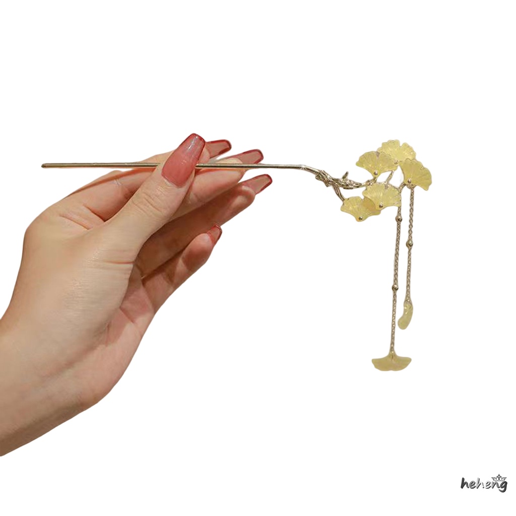 Trâm Cài Tóc Hình Chiếc Lá Phong Cách Vintage Thanh Lịch Cho Nữ