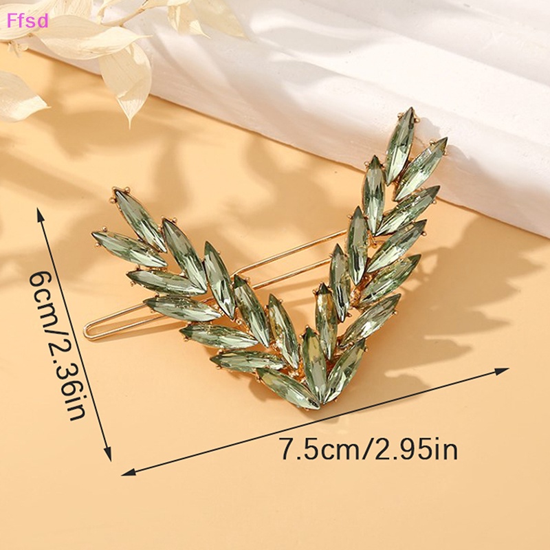 Kẹp Tóc Đính Đá Pha Lê Lấp Lánh Thời Trang Cho Nữ