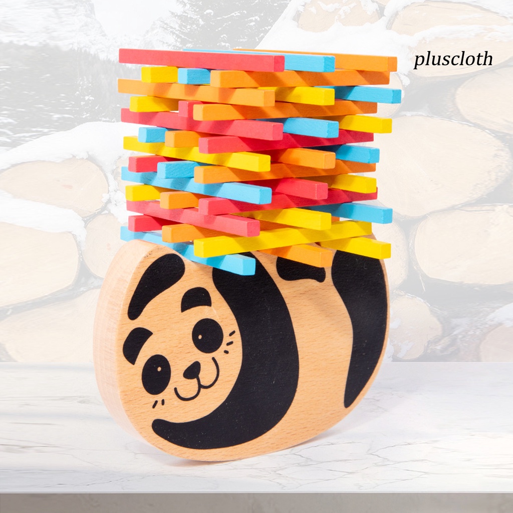 1 Bộ Đồ Chơi Khối Gỗ Xếp Chồng Nước Cân Bằng Màu Sắc Tươi Sáng Giáo Dục Sớm Cho Bé