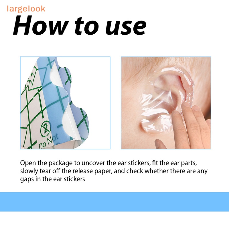 Set 30 Mũ Bơi Bảo Vệ Tai Chống Thấm Nước Khi Làm Tóc