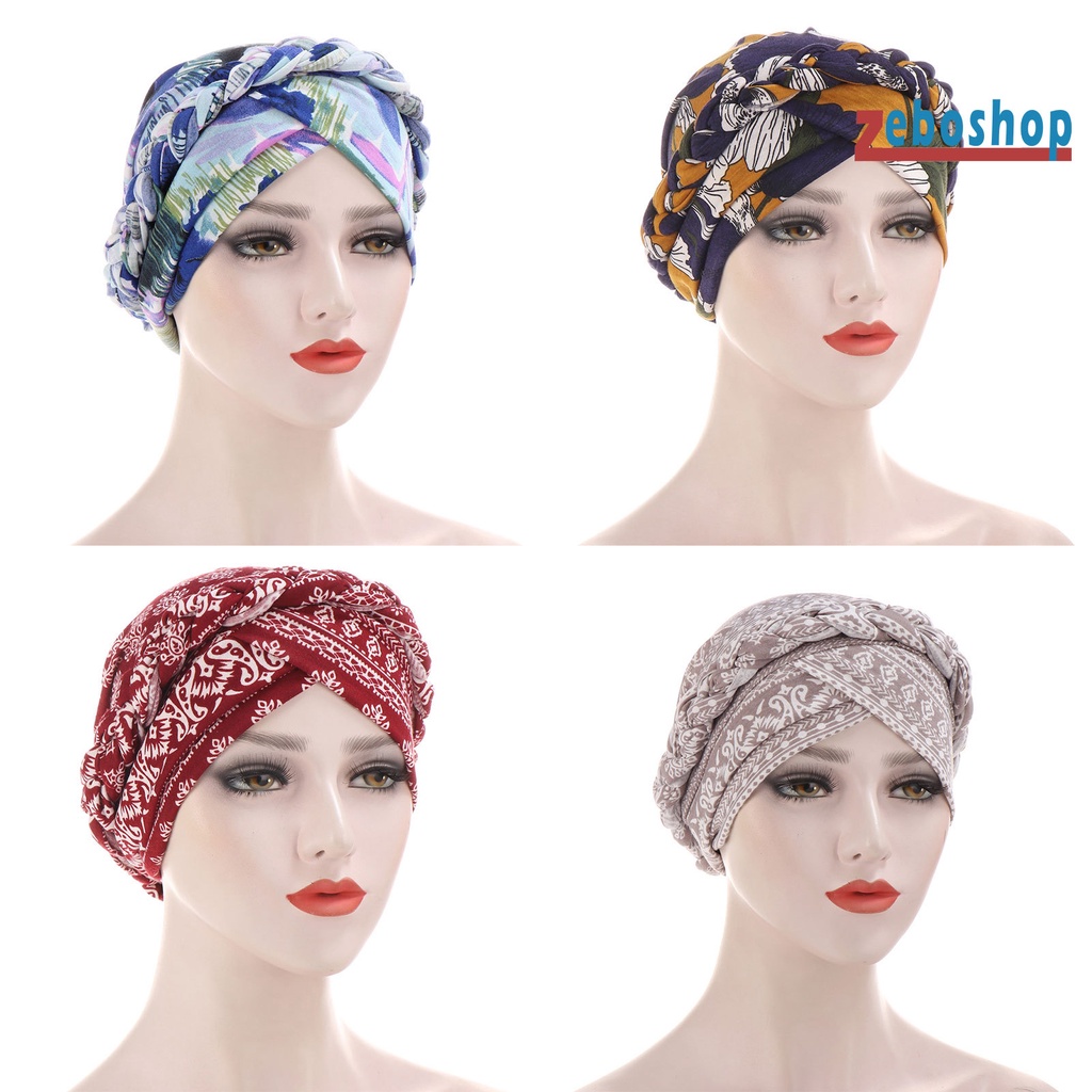 Khăn Trùm Đầu Co Giãn Màu Nhuộm Phong Cách Hồi Giáo Cho Nữ