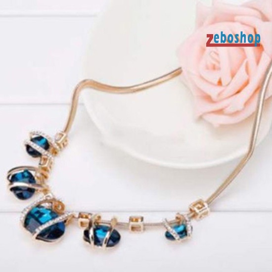 Vòng Cổ Choker Đính Đá Pha Lê Thời Trang Dành Cho Nữ
