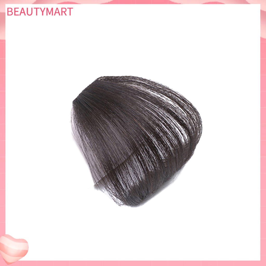 [beautymart] Tóc Mái Giả Màu Sắc Tươi Sáng Thân Thiện Với Làn Da Không Đường May Trang Trí Cho Nữ Giới