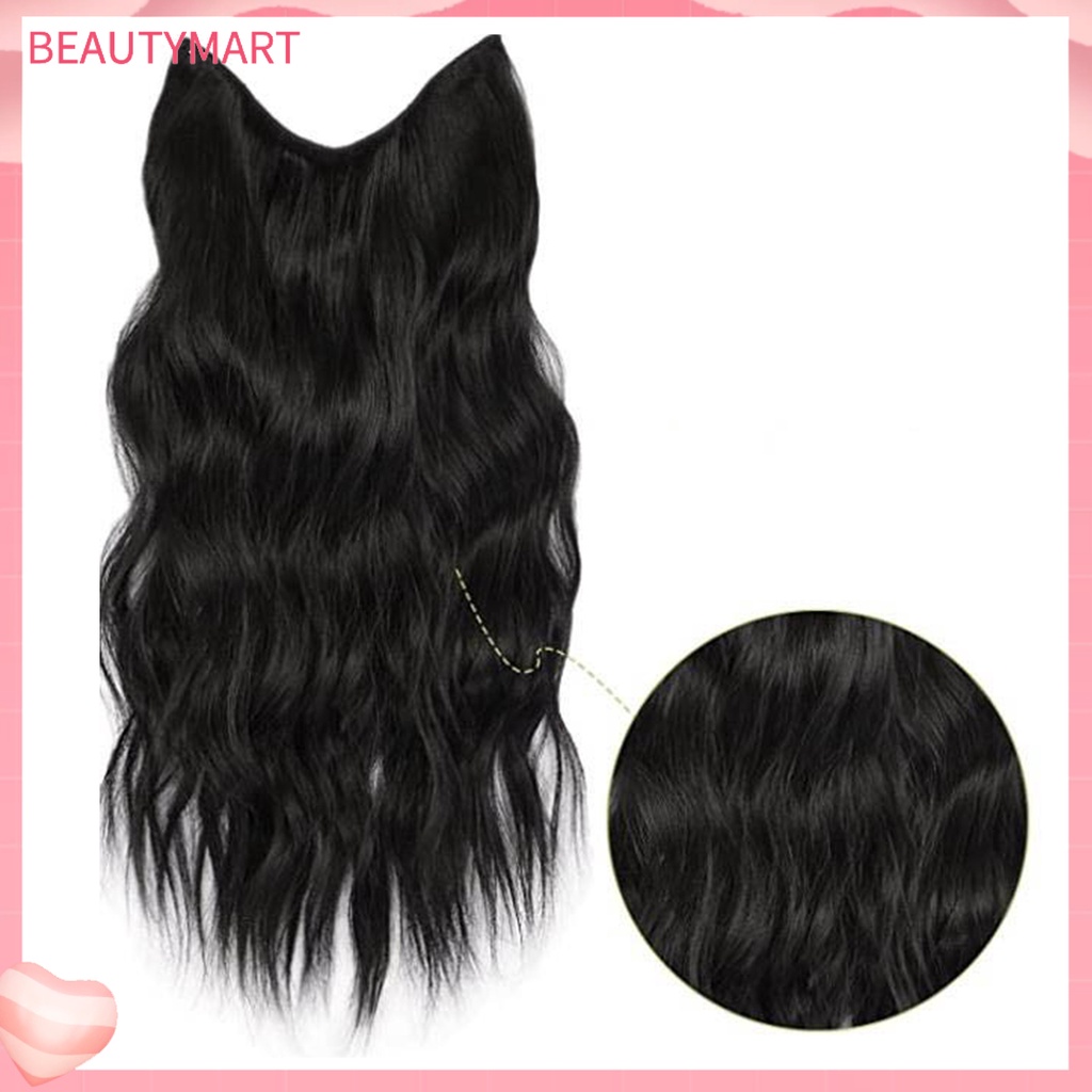 [beautymart] Tóc Giả Xoăn Dày Tự Nhiên Không Để Lại Dấu Vết Phong Cách Âu Mỹ Cho Nữ Sử Dụng