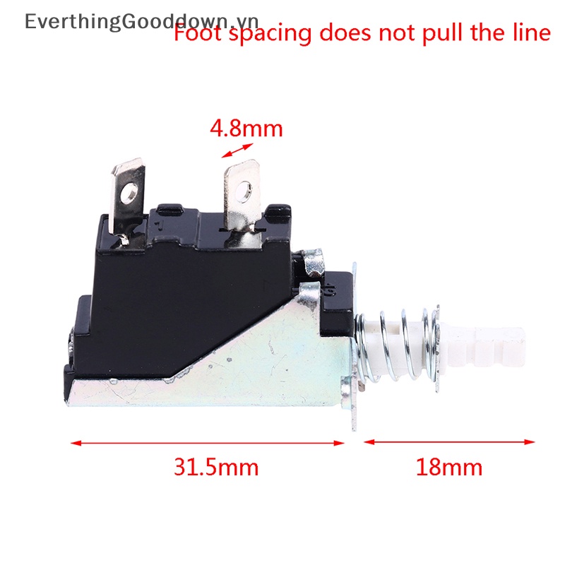 Bộ 2 Công Tắc Nguồn 10A 250V AC SPST 2 Pins KDC-A04-1 KDC-A04-1 Chất Lượng Cao