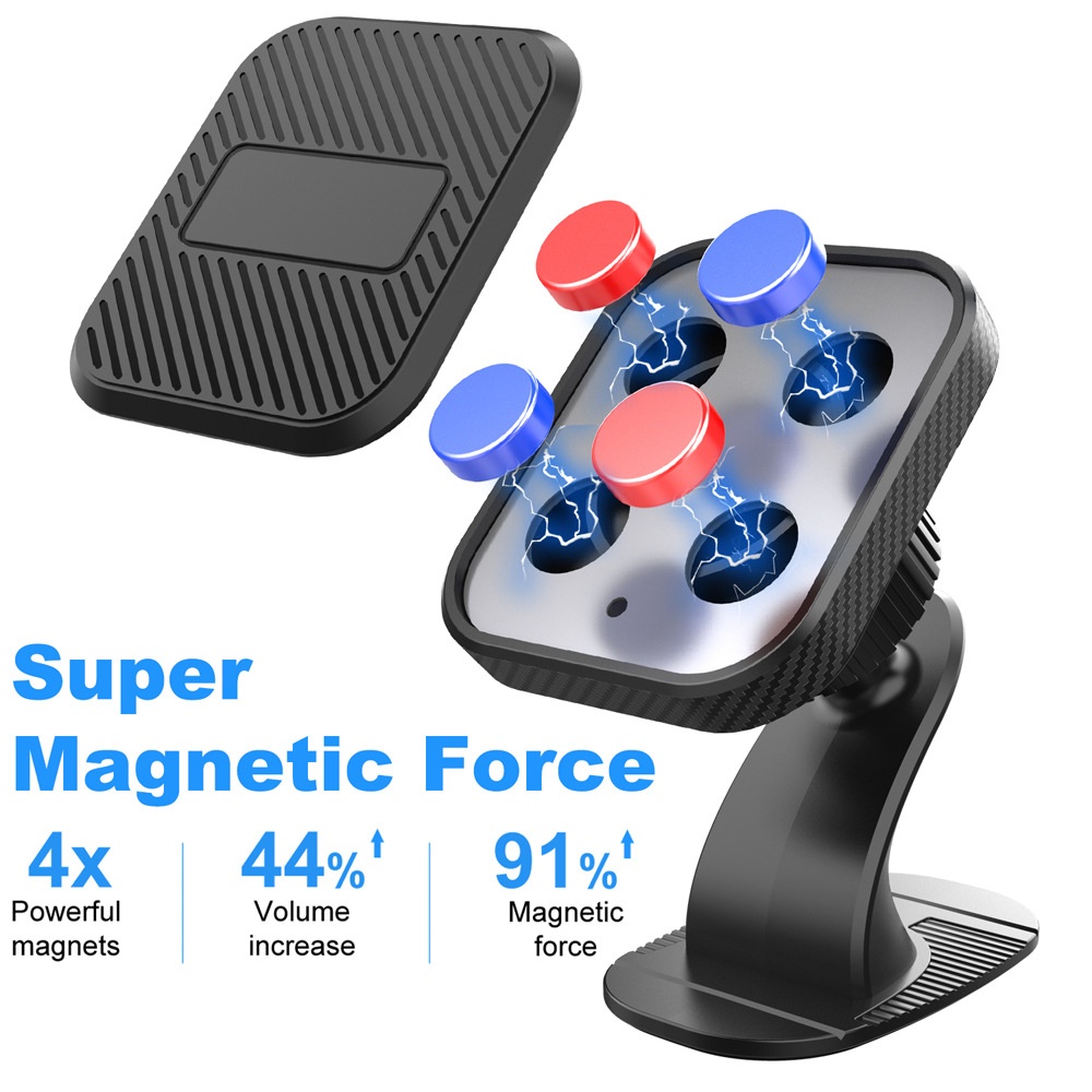Giá Đỡ Điện Thoại Từ Tính Gắn Bảng Điều Khiển Xe Hơi Tương Thích Với Tất Cả Các Dòng Điện
