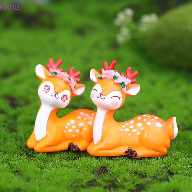 1 Đồ trang trí Hươu Cao Cổ Mini Dùng Để Trang Trí Mới