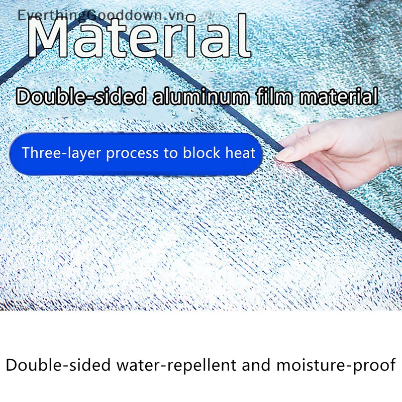 Everthinggooddown Thảm Lá Nhôm Hai Mặt Chống Nước Đa Ứng Dụng Cho Hoạt Động Ngoài Trời