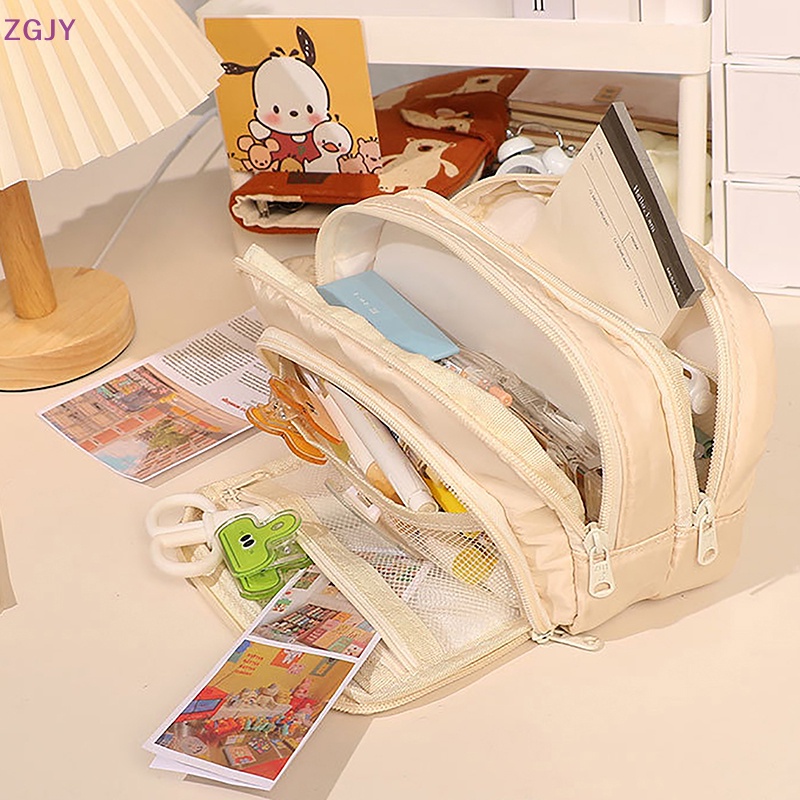 Túi Đựng Bút Sức Chứa Lớn Phong Cách Hàn Quốc Cho Nữ Sinh Mới