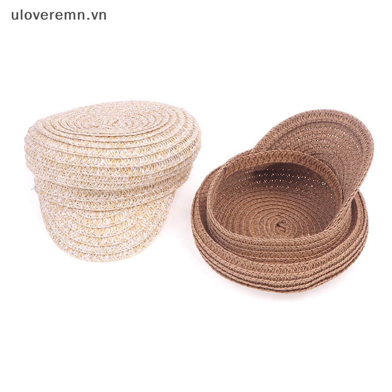 Nón Cối Handmade Xinh Xắn Cho Nhà Búp Bê Tỷ Lệ 1 / 6