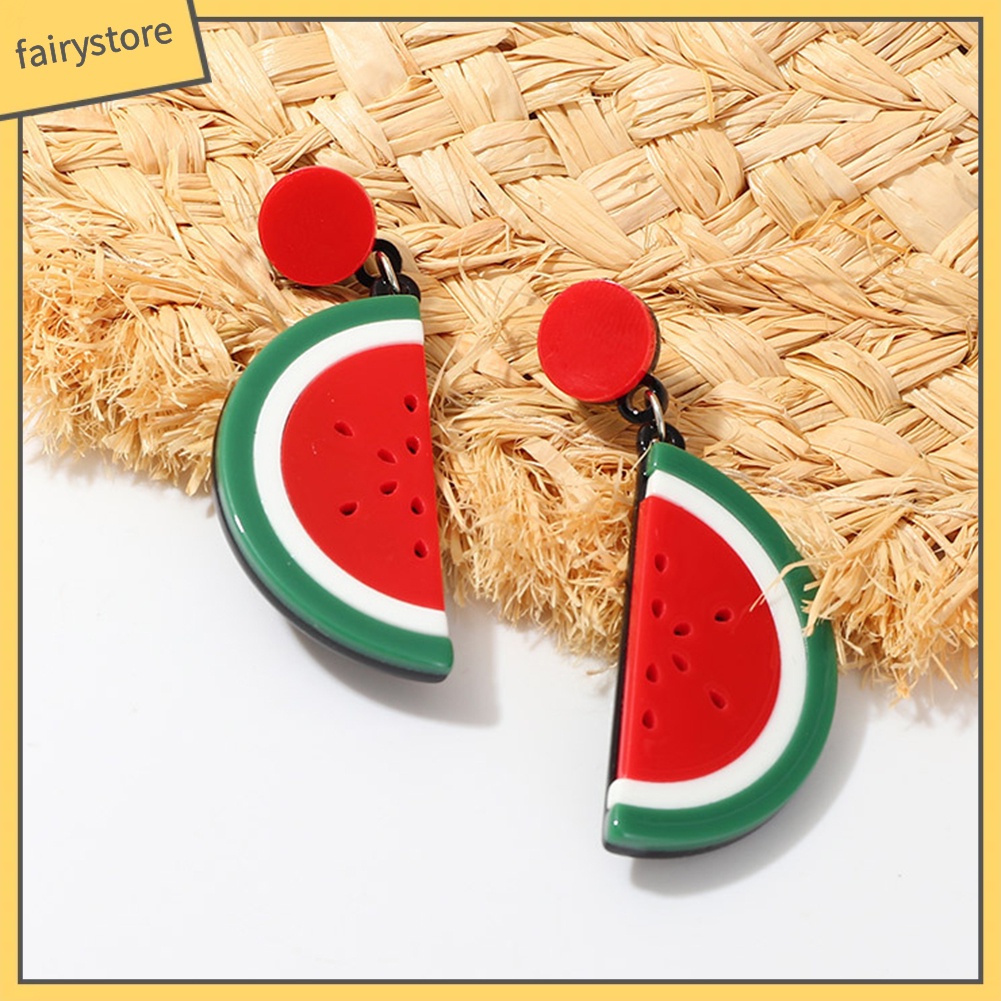 Bông Tai Xỏ Hình Trái Cây Vui Nhộn Dành Cho Nữ