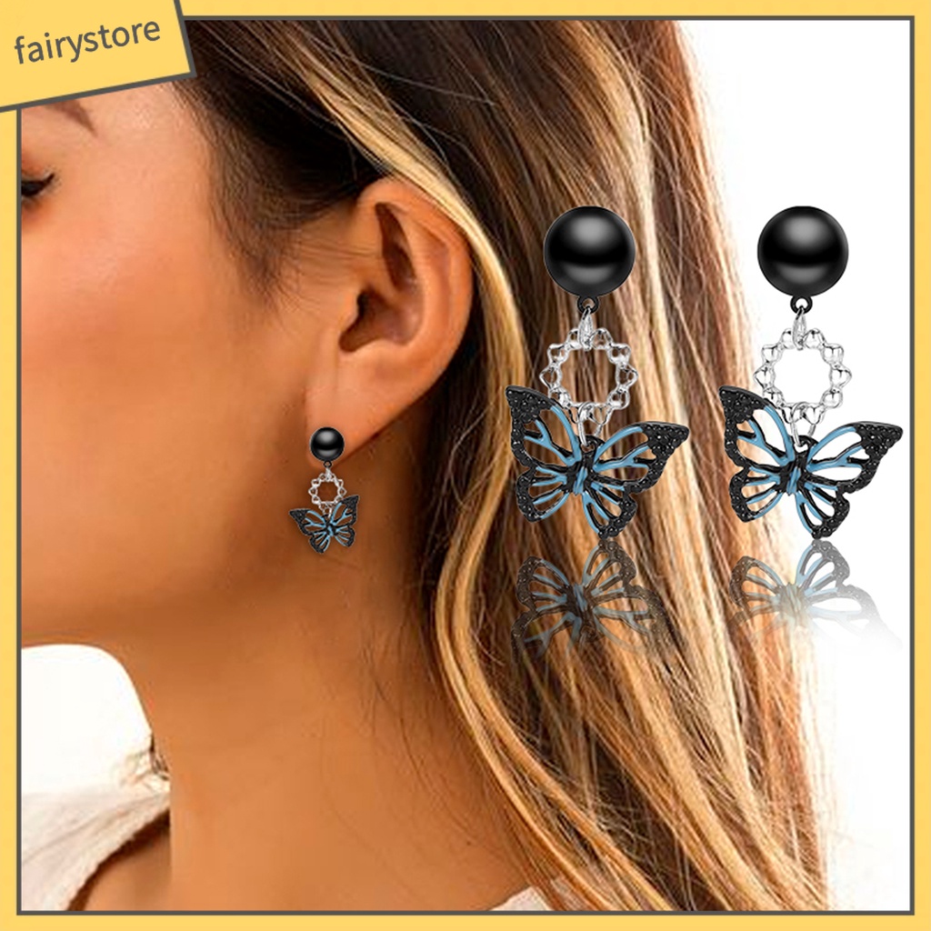 1 Đôi Bông Tai Hình Trái Tim Đính Đá Zircon Dành Cho Nữ