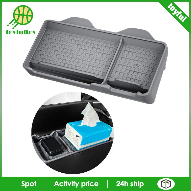 Hộp Đựng Đồ Dùng Màu Trắng Gắn Bảng Điều Khiển Xe Hơi Tesla