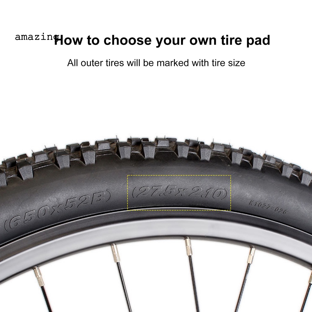 Set 2 Miếng Lót Lốp Xe Đạp Chất Liệu PVC Dày Dặn Mềm Mại Co Giãn Chống Đâm Thủng Tiện Dụng
