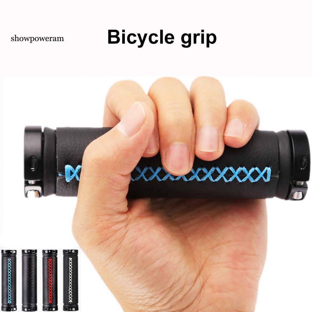 Set 2 Vỏ Bọc Tay Lái Xe Đạp Leo Núi Bằng Da Giả Chống Trượt