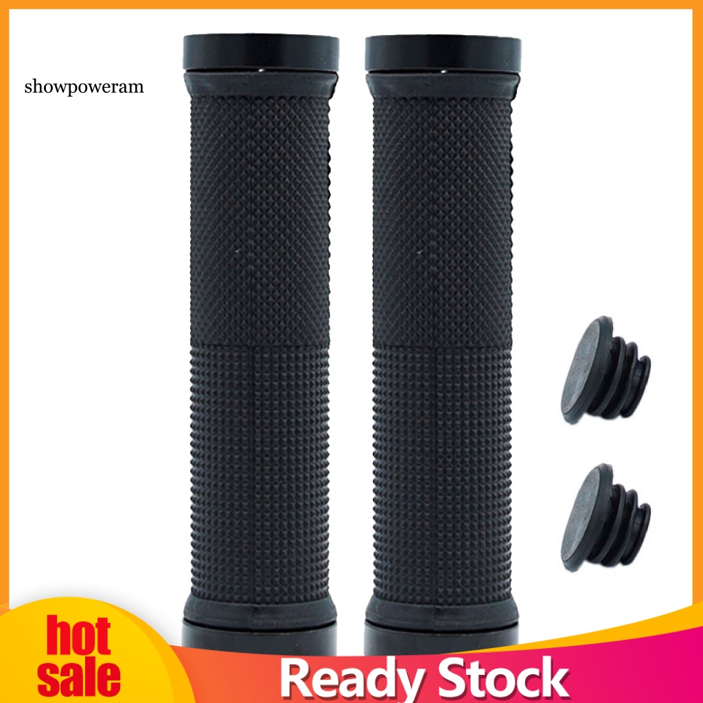 Bộ 2 Vỏ Bọc Tay Lái Xe Đạp MTB Bằng Cao Su Chống Trượt Kèm Móc Khóa Tiện Dụng