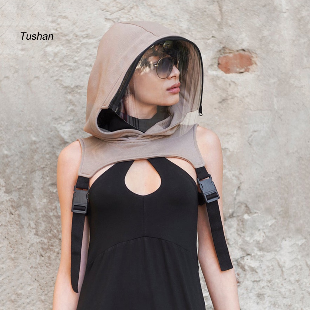 Tấm Che Mặt Có Khóa Kéo Có Thể Tháo Rời Tiện Dụng