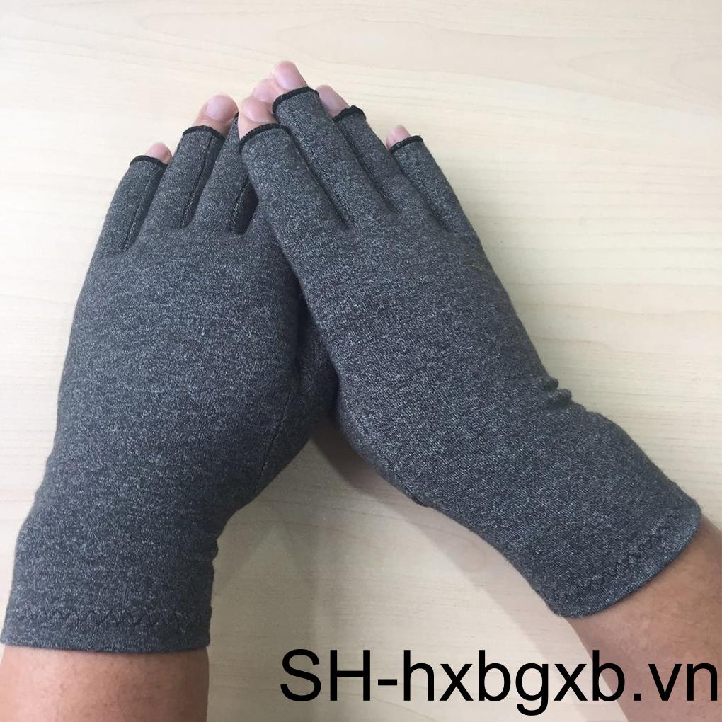 Găng Tay Hở Ngón Chống Trượt Hỗ Trợ Giảm Đau Khớp