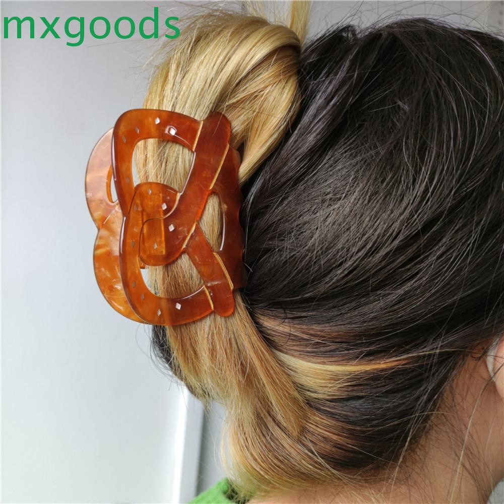Kẹp Tóc Đuôi Ngựa Hình Nấm Đính Axit Acetic Thời Trang Thanh Lịch Cho Nữ