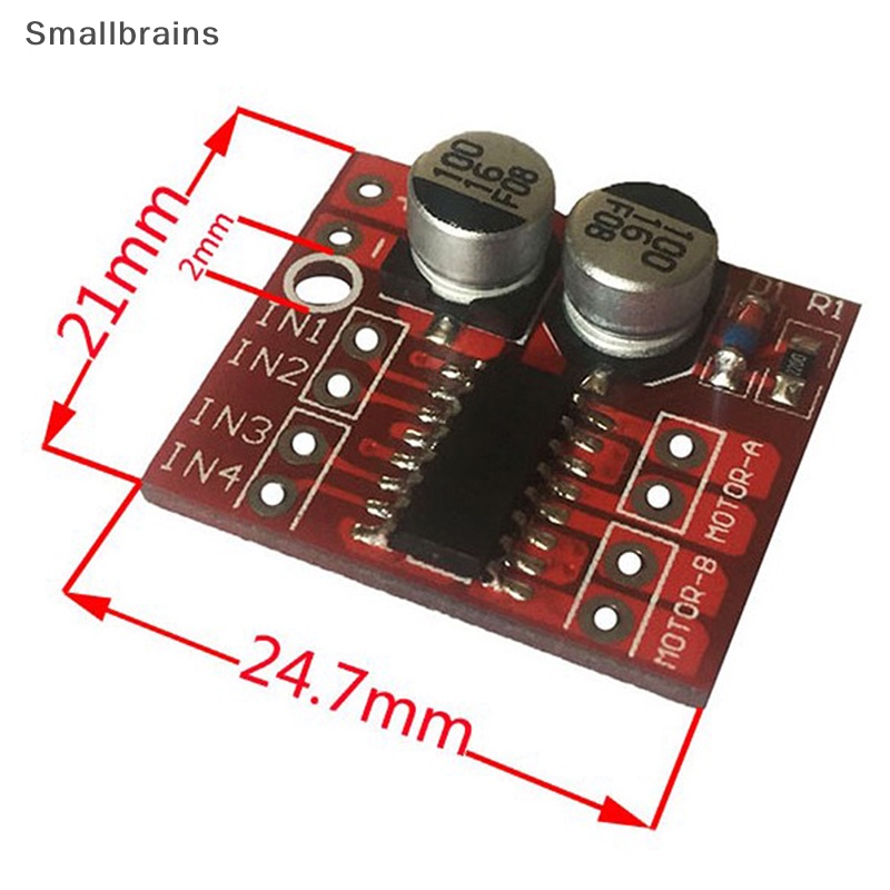 Mô Đun Điều Khiển Tốc Độ Động Cơ Mini Kênh Kép PWM L298N BR