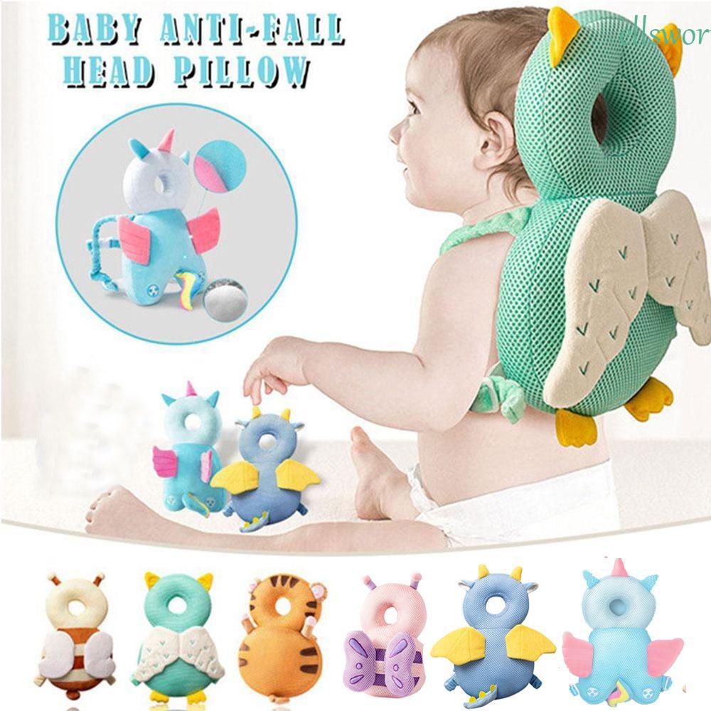 Gối Ngủ Bảo Vệ Đầu Thoáng Khí Hình Bướm Dễ Thương Dành Cho Em Bé