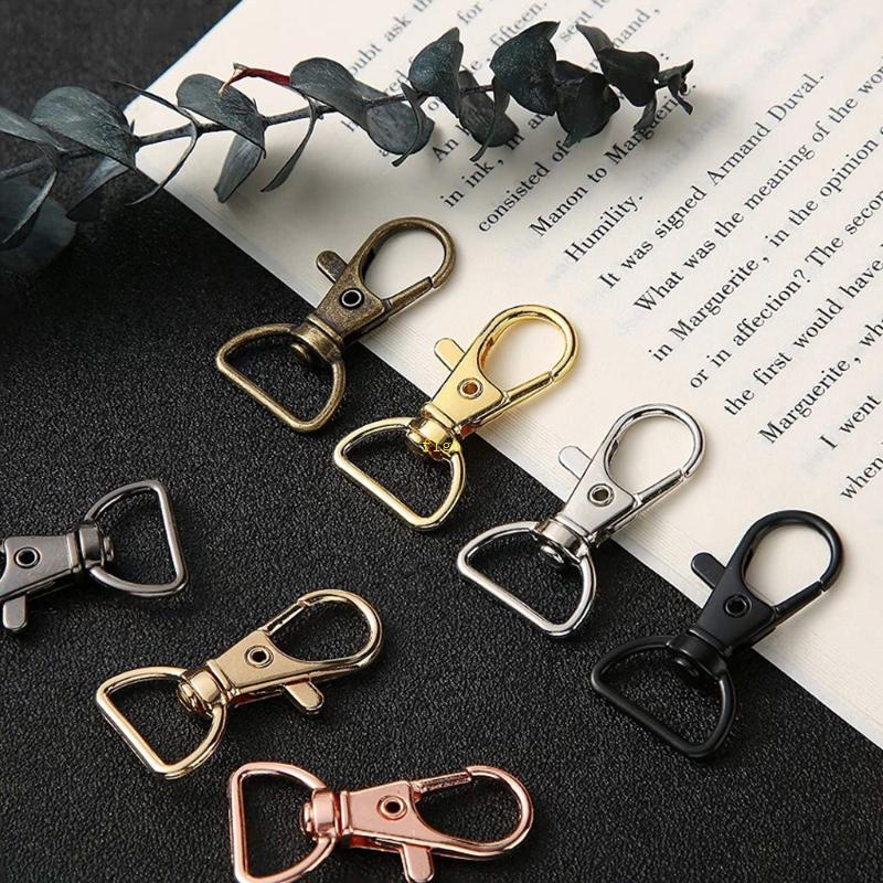 Set 35 Móc Khóa Tôm Hùm Kèm Vòng Chữ D Chuyên Dụng Làm Đồ Trang Sức / Túi Xách Makin