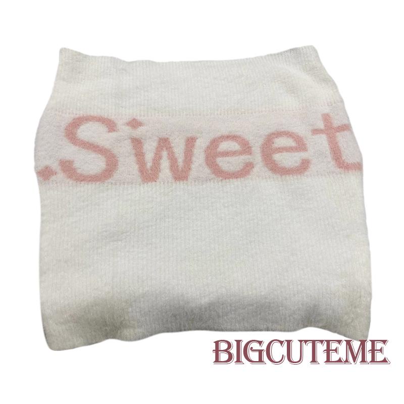 Áo Ống Mini Không Tay Hở Vai In Chữ Thời Trang Mùa Hè Cho Nữ