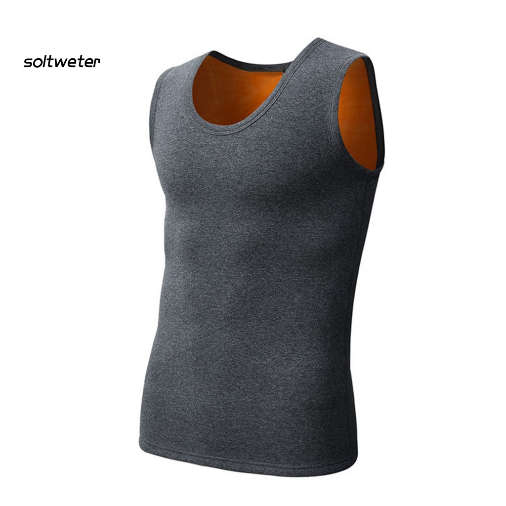 Áo Sát Nách Lót Lông Hai Mặt Màu Sắc Thời Trang Mùa Đông Ấm Áp Cho Nam