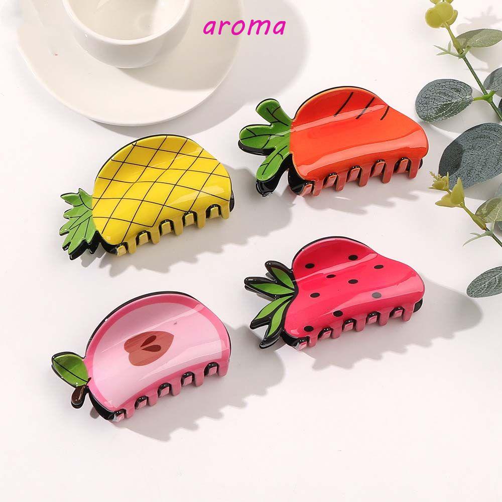 Kẹp Tóc Càng Cua Họa Tiết Trái Cây Sáng Tạo Thời Trang Mùa Hè Cho Nữ